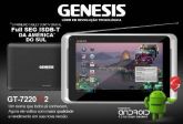Tablet Genesis GT-7220 S 2 com TV
